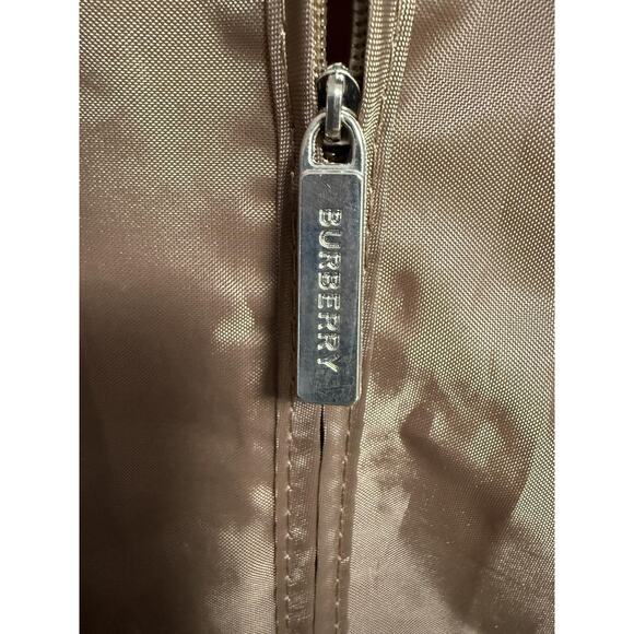 Burberry Garment Bag Suit Cover Tan Recycled Polyester Logo Zip Handles Travel main image 9